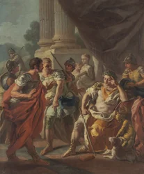 Alexander Condemning False Praise, 1760-9